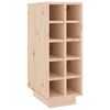 vidaXL Ormarić za vino 23 x 34 x 61 cm od masivne borovine