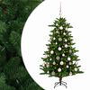 vidaXL Umjetno božićno drvce s kuglicama 120 cm 150 LED lampica