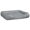 vidaXL Krevet za pse svjetlosivi 120 x 100 x 27 cm od umjetne kože