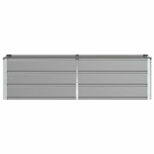 vidaXL Sadilica Svijetlo siva 160 x 40 x 45 cm Čelik