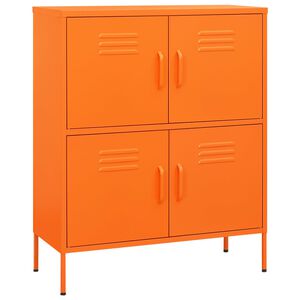 vidaXL Ormarić za pohranu narančasti 80 x 35 x 101,5 cm čelični