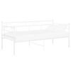 vidaXL Okvir za krevet na razvlačenje bijeli metalni 90 x 200 cm