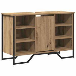 vidaXL Kupaonski ormarić za sudoper Umjetnički hrast 91 x 35 x 60 cm