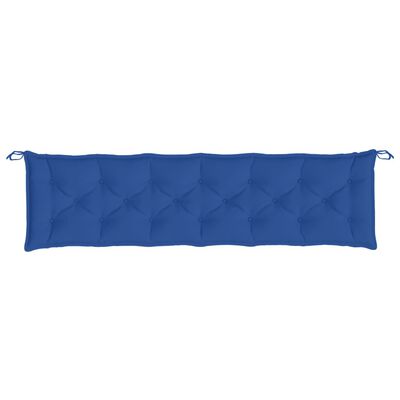 vidaXL Jastuk za vrtnu klupu plavi 200 x 50 x 7 cm od tkanine Oxford