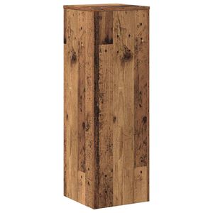 vidaXL Stalak za biljke boja starog drva 33 x 33 x 100 cm drveni