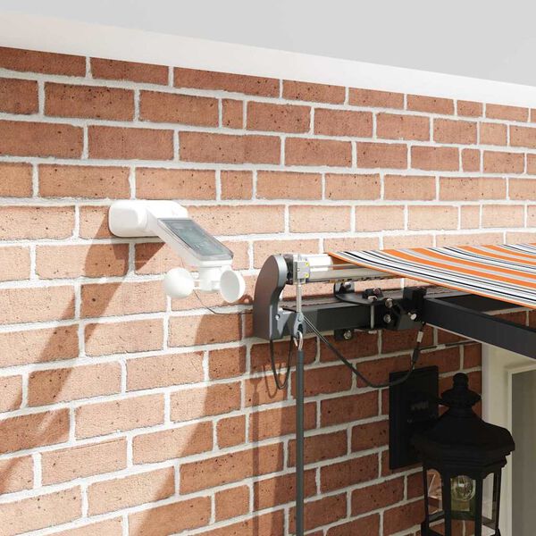 vidaXL Skrovita tenda &Scaron;areni 500 &times; 300 cm Tkanina i Metal