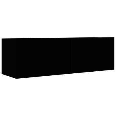 vidaXL TV ormarić crni 100 x 30 x 30 cm od konstruiranog drva