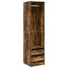 vidaXL Ormar s ladicama boja hrasta 50x50x200 cm od konstruiranog drva