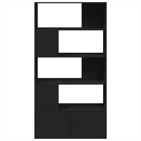 vidaXL Regal za knjige crni 100x36x189 cm konstruirano drvo