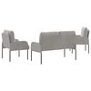 vidaXL Setovi sofa 3 pcs Svijetlo siva 115 x 56 x 80 cm &Scaron;perploča