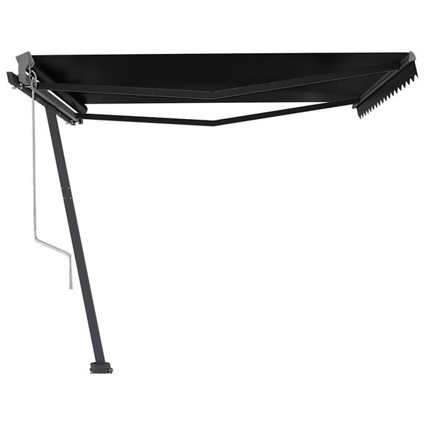 vidaXL Samostojeća automatska tenda 450 x 300 cm antracit