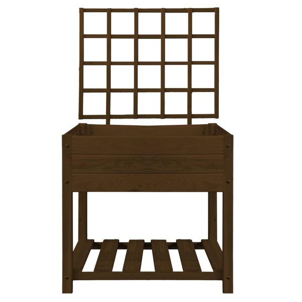 Esschert Design re&scaron;etkasta povi&scaron;ena gredica smeđa S