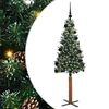 vidaXL Mr&scaron;avo božićno drvce Zelena 150 cm PVC i čvrsto drvo bora
