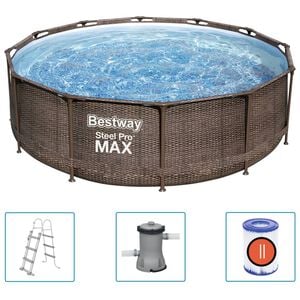 Bestway Steel Pro MAX bazenski set Deluxe Series okrugli 366 x 100 cm