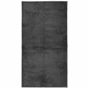 vidaXL Tepih IZA kratka vlakna skandinavski izgled antracit 80x150 cm
