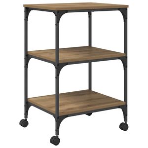 vidaXL Držač za printer Umjetnički hrast 50 x 41 x 75 cm