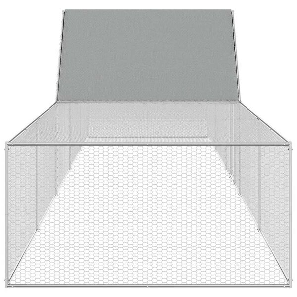 vidaXL Koko&scaron;injac od pocinčanog čelika 10 x 2 x 2 m