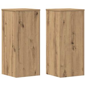 vidaXL Stalci za biljke 2 kom 30 x 30 x 70 cm konstruirano drvo