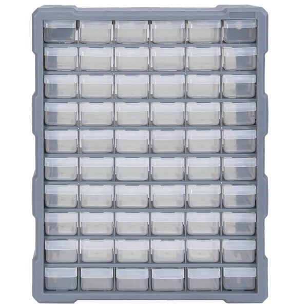 vidaXL Organizator sa 60 ladica 38 x 16 x 47,5 cm
