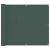 vidaXL Balcony ekran Tamnozelena 100 x 800 cm Oxford tkanina