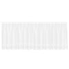 vidaXL Čipkasta zavjesa sa zavjesama Bijelo 100 x 400 cm Poliester