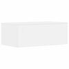 vidaXL Stol za zid Zidne Bijelo 80 x 45 x 30 cm Konstruirano drvo