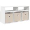 vidaXL Nizak ormarić s ladicama Bijelo 72 x 22,5 x 38 cm
