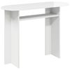 vidaXL Konzolna stolica Bijela visokog sjaja 100 x 39,5 x 75 cm
