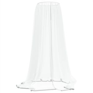vidaXL Mreža protiv komaraca za suncobran 220 bijela &Phi; 300 x 230 cm