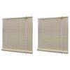 vidaXL Rolete od prirodnog bambusa 2 kom 120 x 160 cm