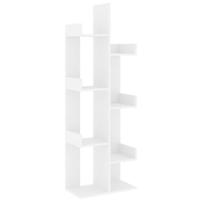 vidaXL Ormarić za knjige bijeli 48 x 25,5 x 140 cm od iverice