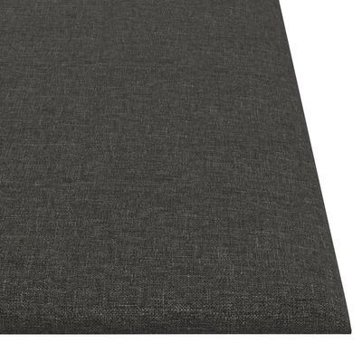 vidaXL Zidne ploče od tkanine 12 kom tamnosive 30 x 30 cm 1,08 m²