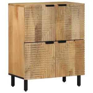 vidaXL Komoda smeđa 60x33x75 cm Puno drvo Mango