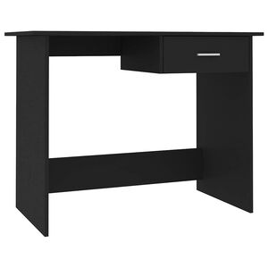 vidaXL Radni stol crni 100 x 50 x 76 cm od konstruiranog drva