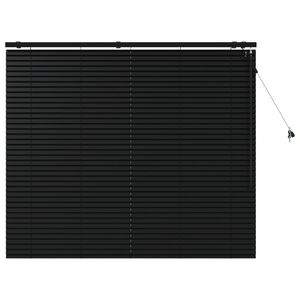 vidaXL Venecijanska roleta Crna 155 x 130 cm 35 mm