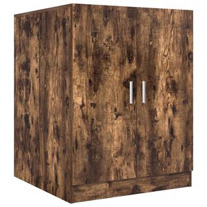 vidaXL Ormarić za perilicu rublja boja dimljenog hrasta 71x71,5x91,5cm