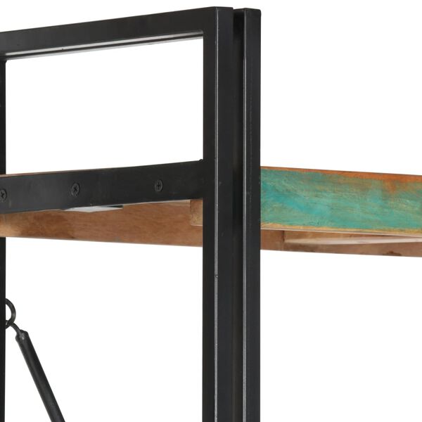 vidaXL Police za knjige 5 razina 60x30x180 cm masivno obnovljeno drvo