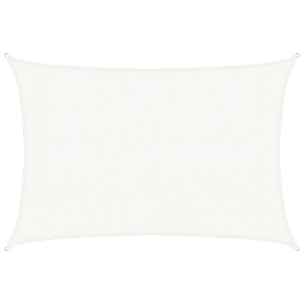 vidaXL Jedro za zaštitu od sunca 160 g/m² bijelo 3 x 4,5 m HDPE