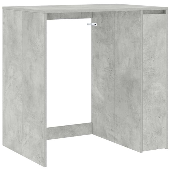 vidaXL Ormar za perilicu rublja s pohranom Beton 87 x 60 x 89 cm