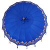 vidaXL Baline&scaron;ki Parasol Plava 215 x 215 x 260 cm