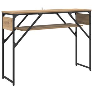 vidaXL Konzolnistol Umjetnički hrast Konstruirano drvo 105x30x75cm