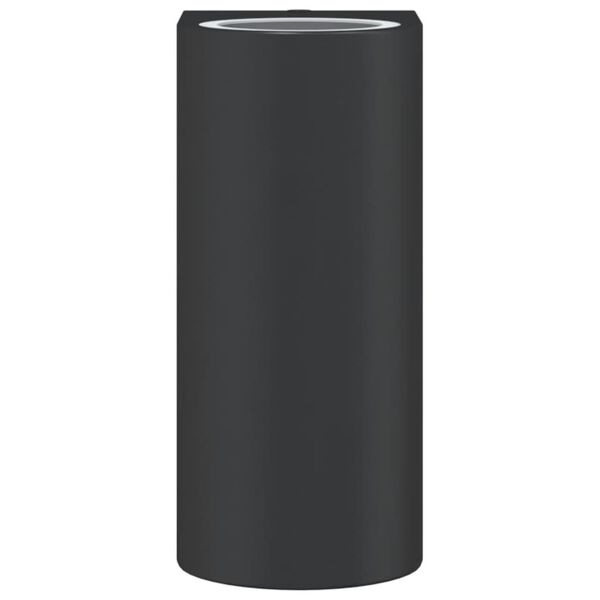 vidaXL Vanjske zidne svjetiljke 2 kom crne od lijevanog aluminija