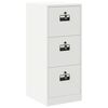 vidaXL Kabinet za datoteke s ladicama Bijelo 44 x 50 x 106.5 cm