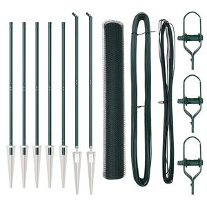 vidaXL Stup za ogradu Zelena