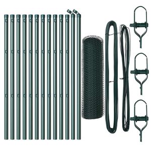 vidaXL Stup za ogradu Zelena