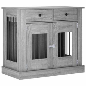 vidaXL Namje&scaron;taj za kućni kavez Siva Sonoma 90 x 47,5 x 80 cm