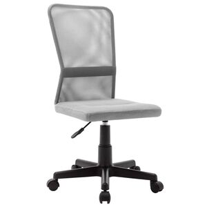 vidaXL Uredska stolica siva 44 x 52 x 100 cm od mrežaste tkanine