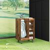 vidaXL Golf ormar s kotačem Jednobojno Staro drvo 65 x 45 x 98 cm