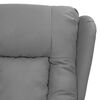 vidaXL Naslonjač od umjetne kože sivi