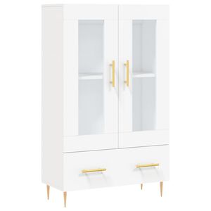 vidaXL Visoka komoda bijela 69,5 x 31 x 115 cm od konstruiranog drva